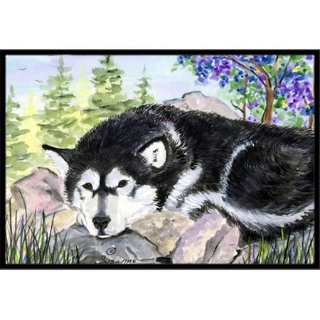 Carolines Treasures Carolines Treasures SS8062JMAT Alaskan Malamute Indoor Or Outdoor Doormat - 24 x 36 in. SS8062JMAT